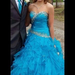 Blue Ballgown